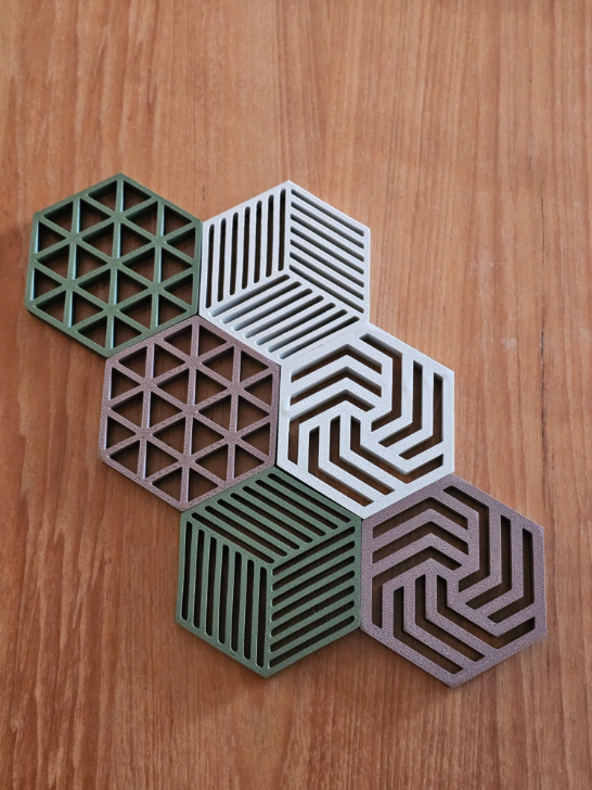 Hexagonal Coasters