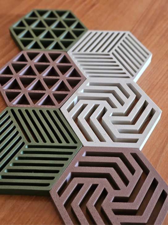 Hexagonal Coasters