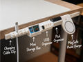 Modular Desk Side Rail System